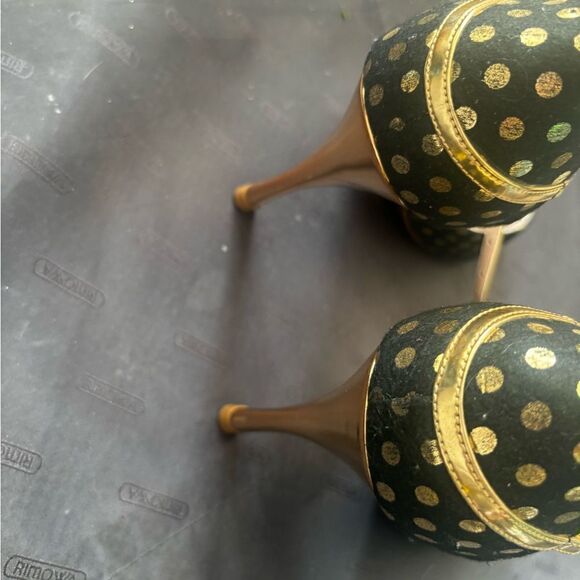 COMME Il FAUT Shoes polka dot y2k sandals rare heels buenos aires open toe - Picture 5 of 9